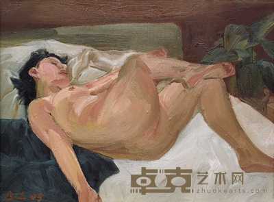 包栋 人物 38.5×28.5cm